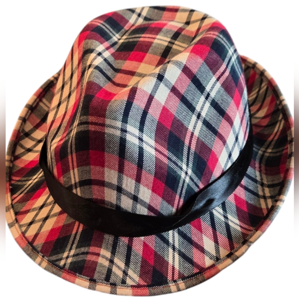 Plaid Striped Hat